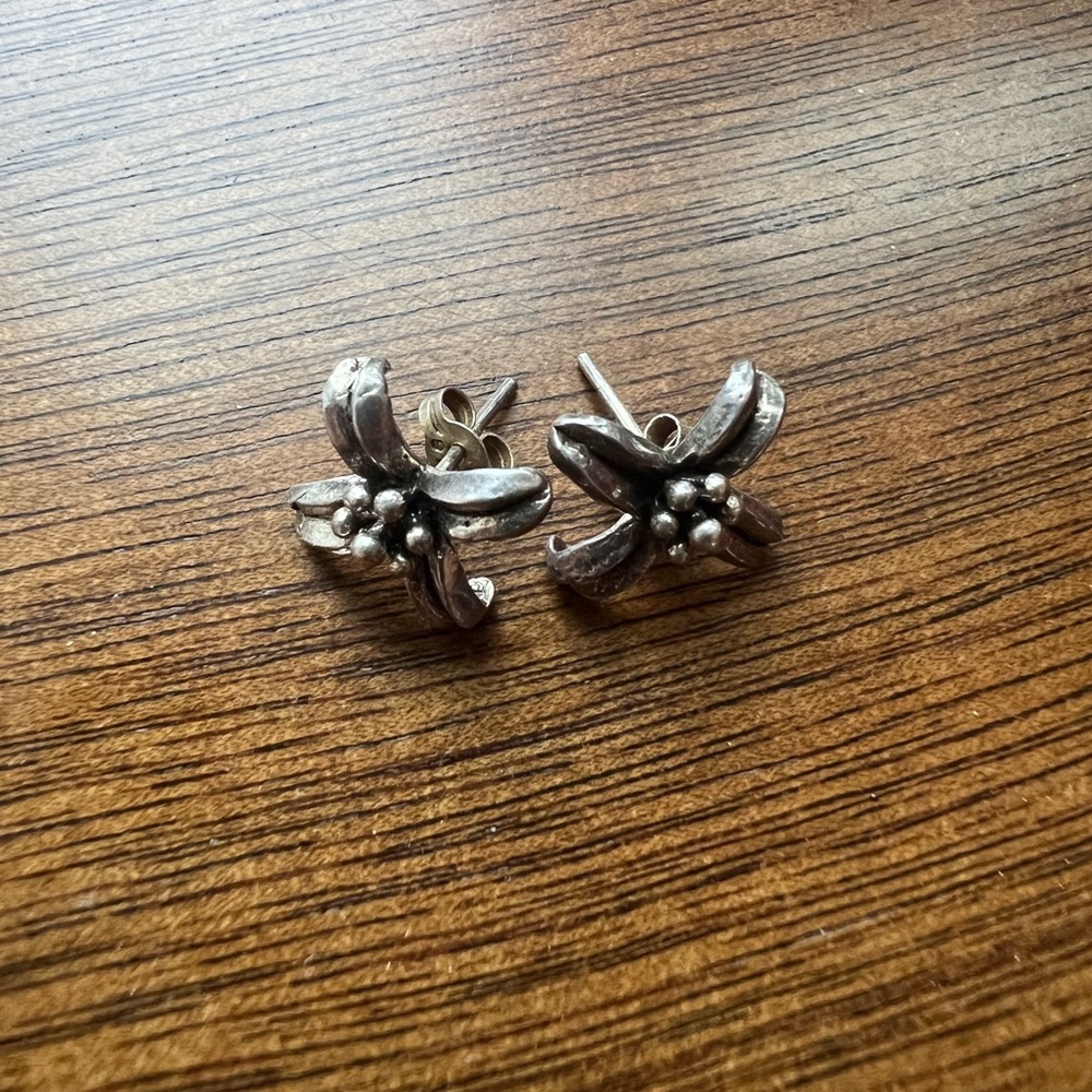 Vintage Sterling Silver Earrings